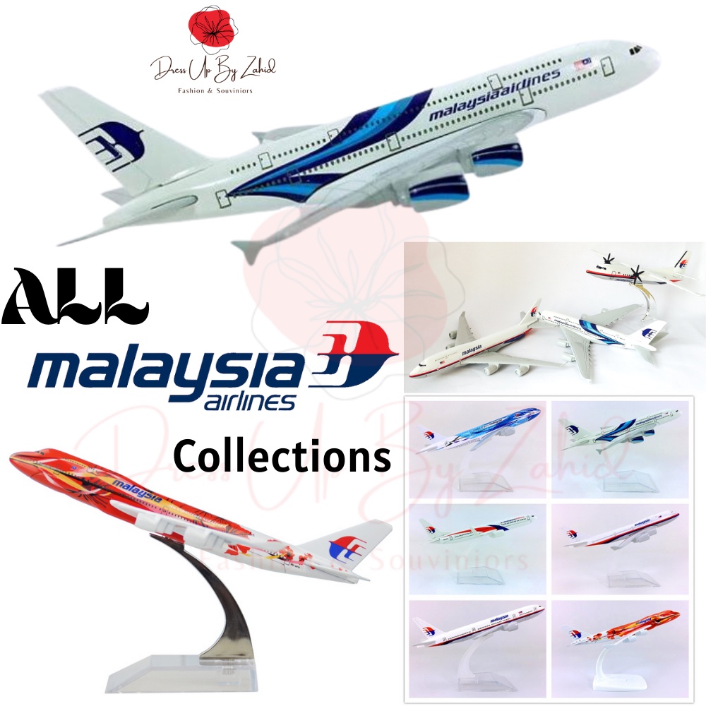 Ready Stock Airplane Model Malaysia- Aircraft Model 16cm ✈ MAS Aircraft Model/Model Mas Kapal Terbang