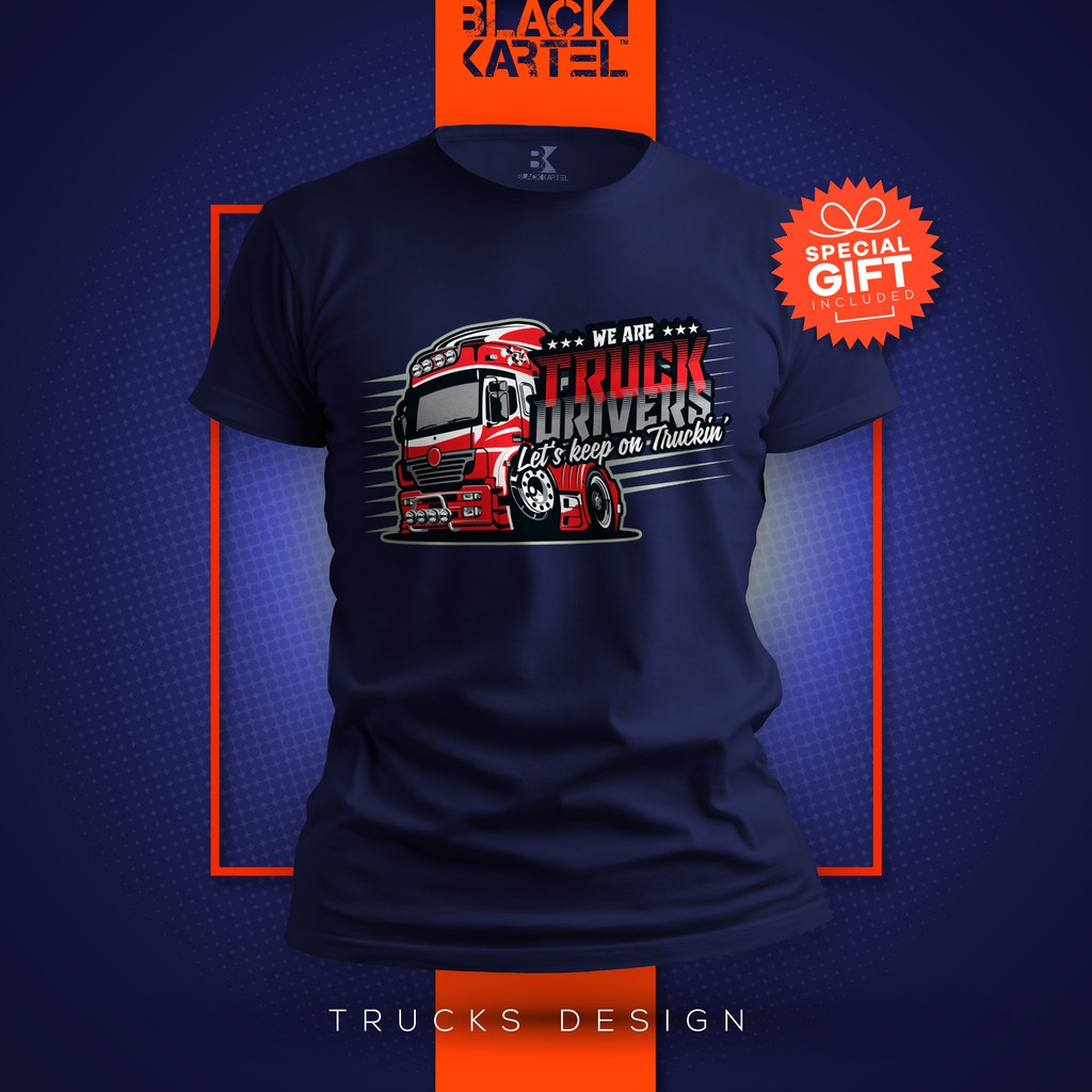 ❅♦READY STOCK! [ BAJU / T SHIRT LORI - WE ARE TRUCK DRIVERS] PILOT DARAT/ LORRY TSHIRT / UNISEX TEE