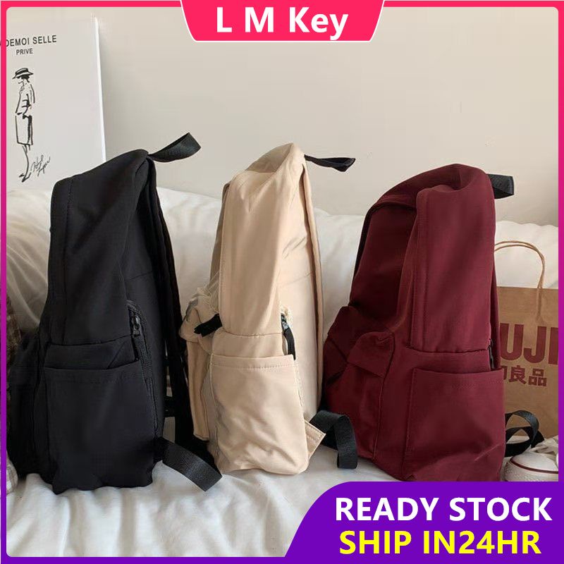 【READY STOCK】Fashion backpack student school bag beg galas Korean version girl backpack large capacity backpack leisure travel backpack beg sekolah school backpack bag sekolah perempuan bagpack student