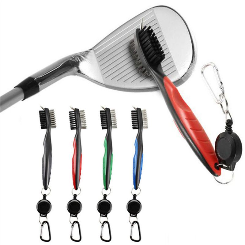 [Ready Stock] Golf Cleaning Tool Sporting Goods Sharpener Tool Golf Club Brush 高尔夫球杆清洁刷