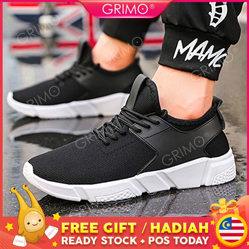 READY STOCKGRIMO XFonk Men's Sport's Shoes Kasut Outdoor Shoes Sukan Lelaki Sneaker Wanita Sekolah Women's Sneakers