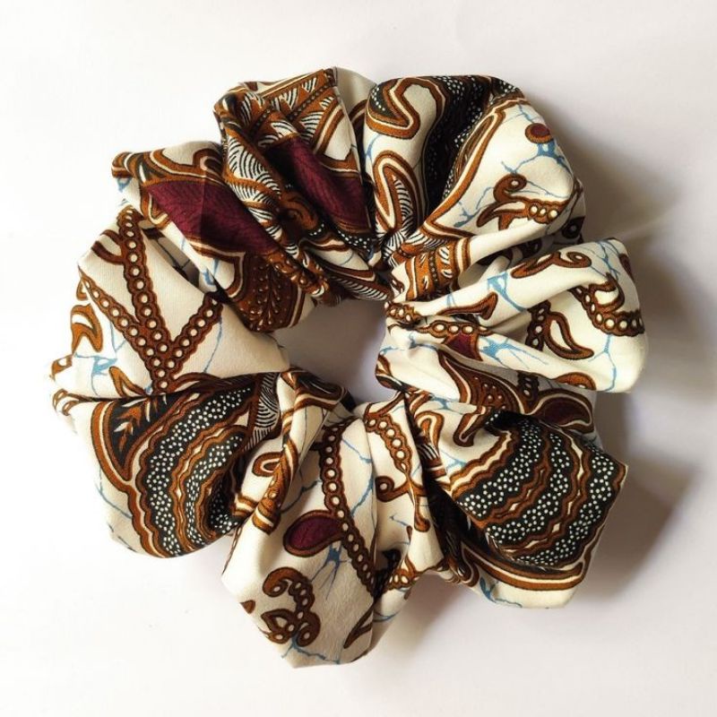 |READY STOCK| Handmade Cotton Scrunchie Batik Design/Getah Rambut Cotton Bercorak Batik