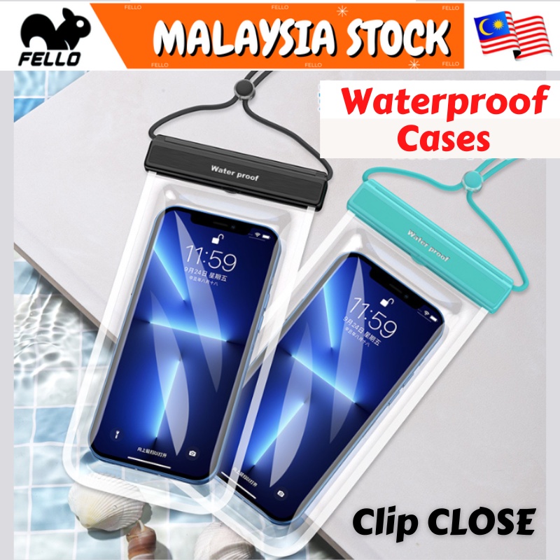 Ready Stock KL Phone Bag For Smartphone Swimming Diving Bag Case Waterproof Phone Cover Waterproof Phone Pouch防水手机袋