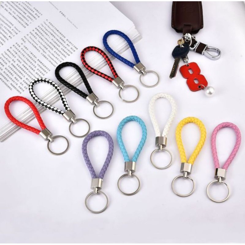 *Ready Stock* Luxury Premium Keychain Rope keychain Leather key chain door gift
