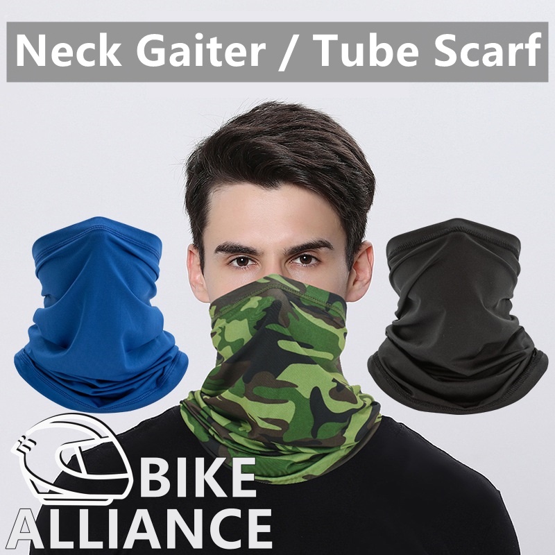 ✔READY STOCK✔ Neck Gaiter Outdoor Riding Racing Hiking Jogging Fishing Cycling Tactical Military Tube Scarf Mask Face