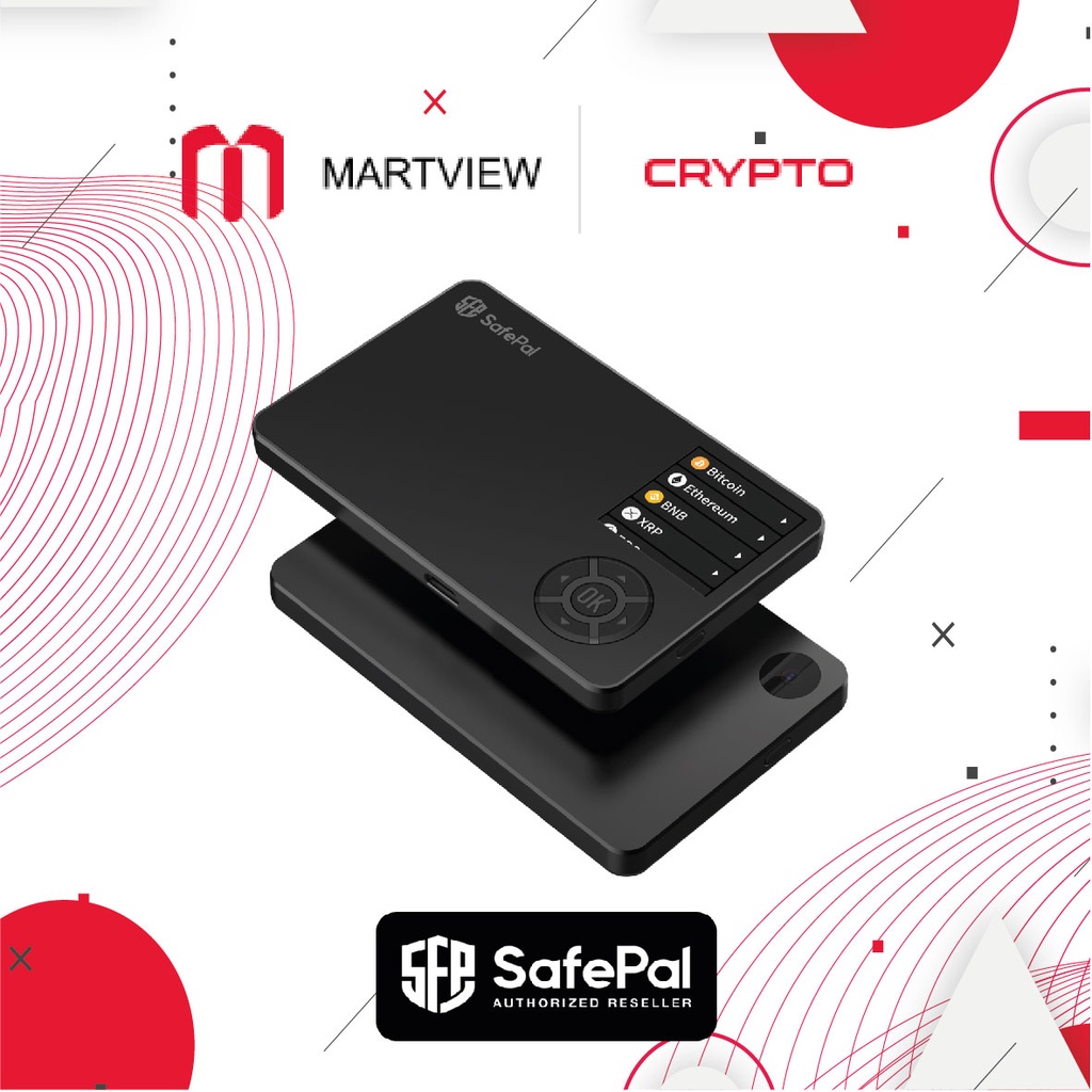 Ready Stock Official Reseller SafePal S1 Crypto Cryptocurrency Hardware Wallet - 100% offline FREE leather case