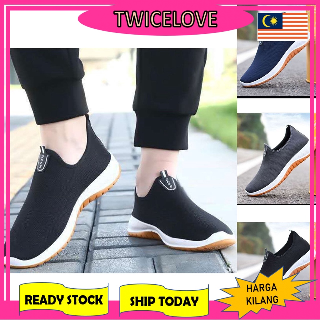 READY STOCK⭐ TWICELOVE Men's Fashion Outdoor Sport Shoes Kasut Sukan Lelaki elderly walking shoes