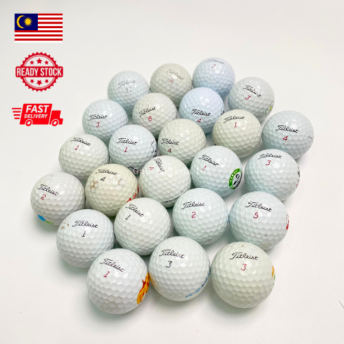READY STOCK Used Golf Balls Bola Golf Murah Golf Balls Good Quality and Cheap Bola Golf Terpakai Condition 70-90% New