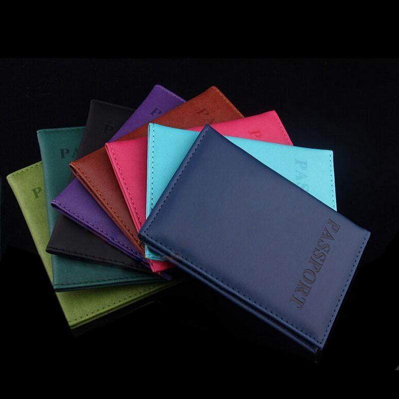 【Ready Stock】Wholesale Chic Journey Faux Leather Travel Passport Holder Protector Case Cover Wallet