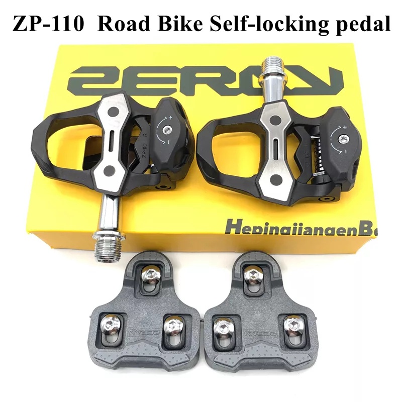 [READY STOCK] Zeray 110 carbon pedal with cleats LOOK lightweight zeray road pedal road bike pedal clipless r550 110s