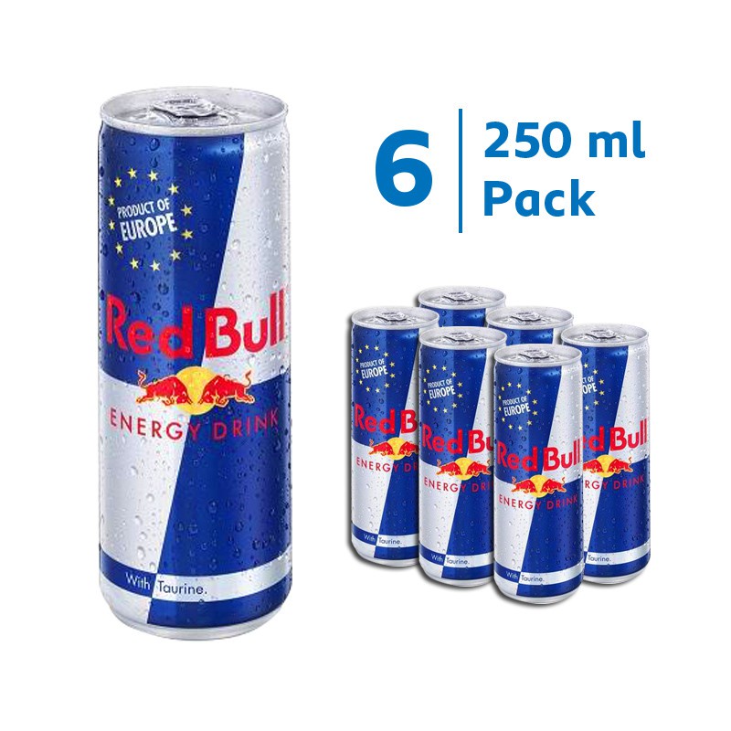 Red Bull Product of Europe 250ml (per can)