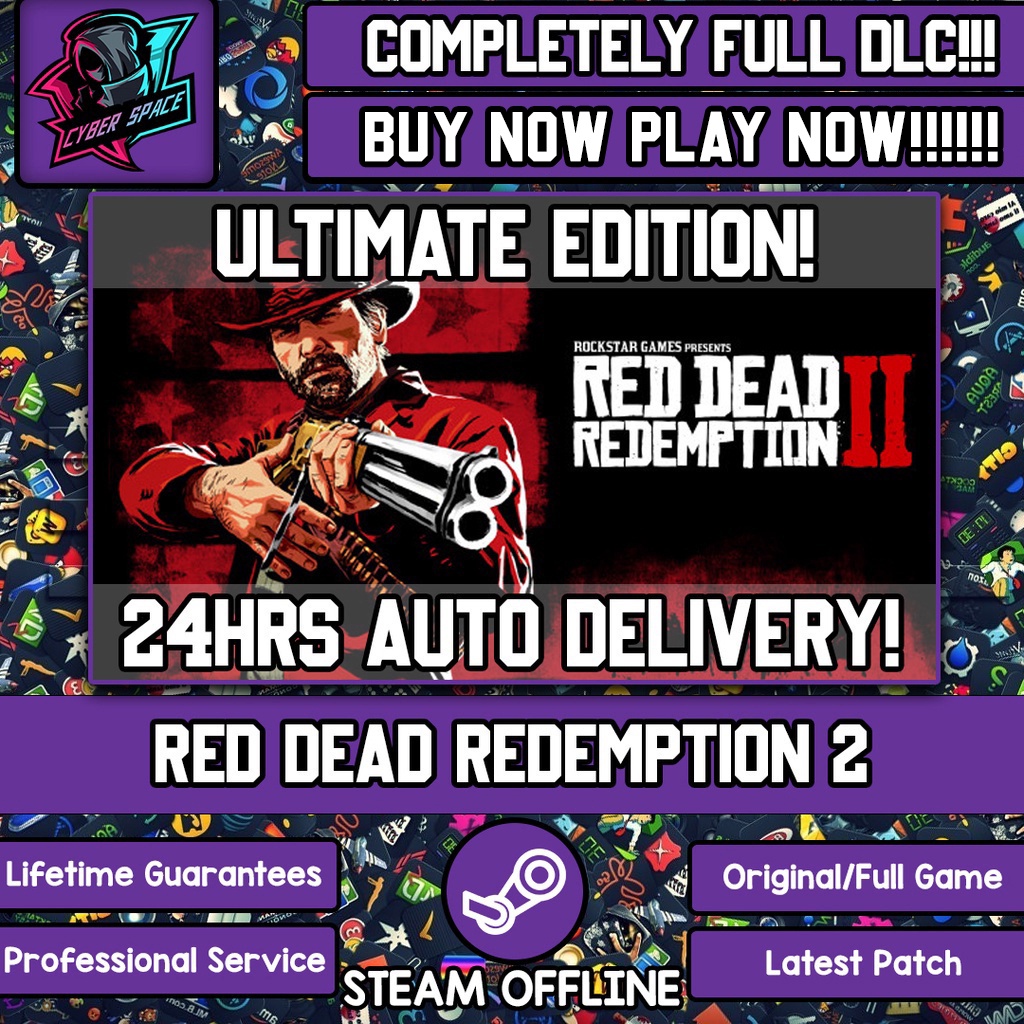 Red Dead Redemption 2 [Auto Delivery] [Steam Offline] (Full DLC) Cyber Space PC Game