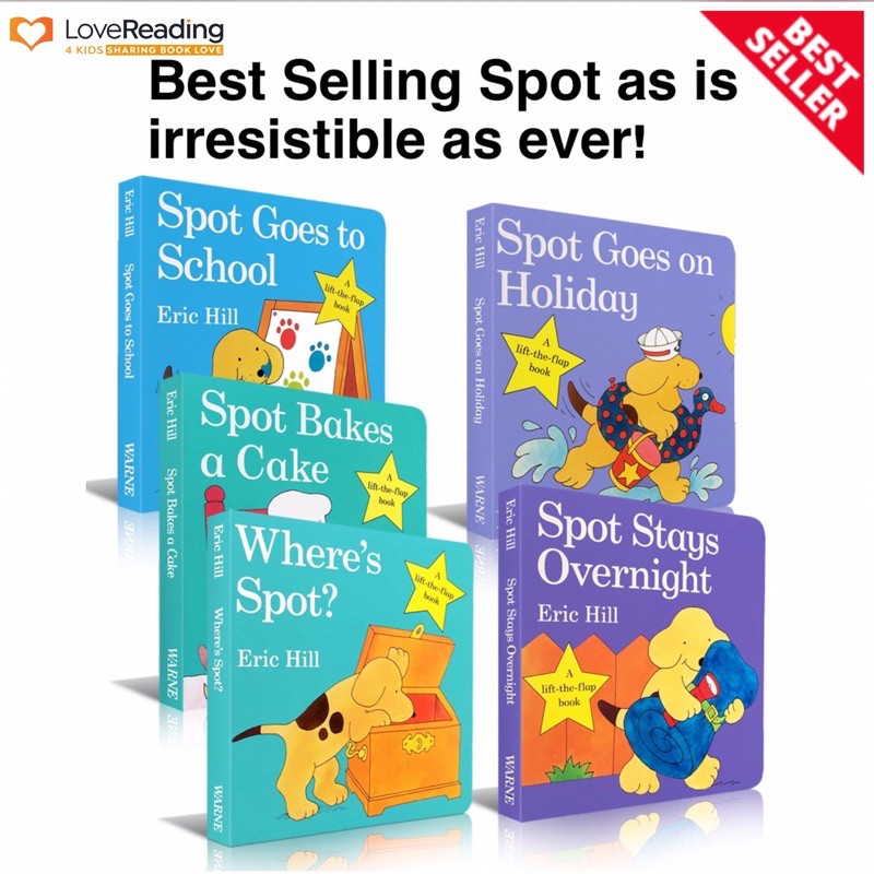 【MaryamBOOKS】 ORIGINAL Where’s Spot Spot Goes To School by Eric Hill *Optional Set Price available!