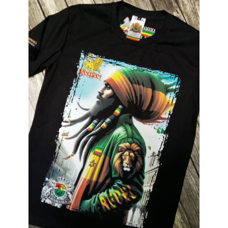 Reggae Soul Rebel Dreadlock T-Shirt Original Javamaika Rasta Apparel