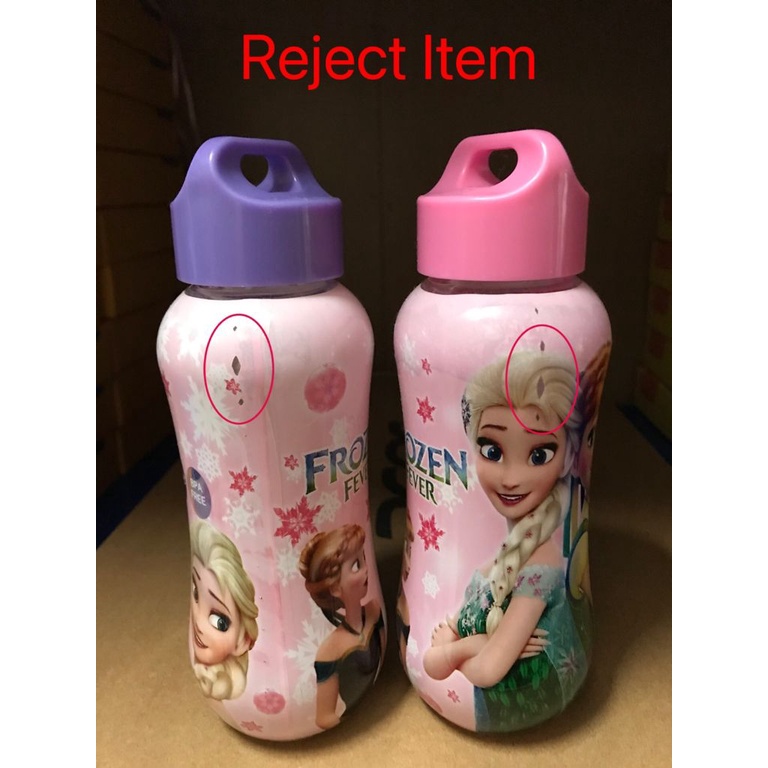 REJECT STOCK Cute cartoon water bottle Defective product