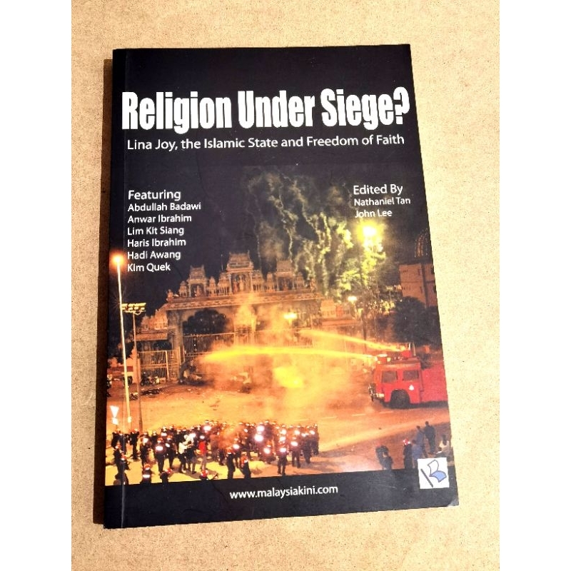 Religion Under Sierge Lina Joy The Islamic State Freedom Of Faith Book Abdullah Badawi Anwar Ibrahim Lim Kit Siang