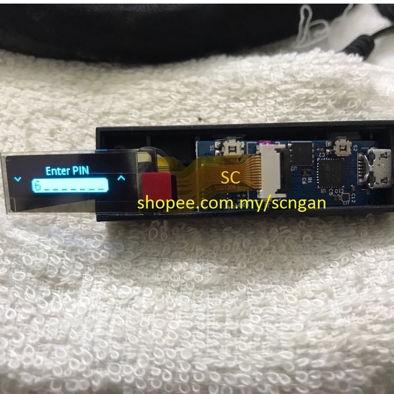 Replacement LCD Screen for Ledger Nano S Crypto Bitcoin Ethereum BTC ETH ETC XRP LTC UNI ADA LINK Cold Wallet