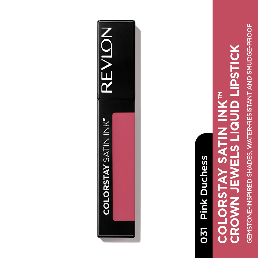 Revlon ColorStay Satin Ink Crown Jewels Liquid Lipstick 16 Hour Longwear - Non-sticky and Smudge Proof