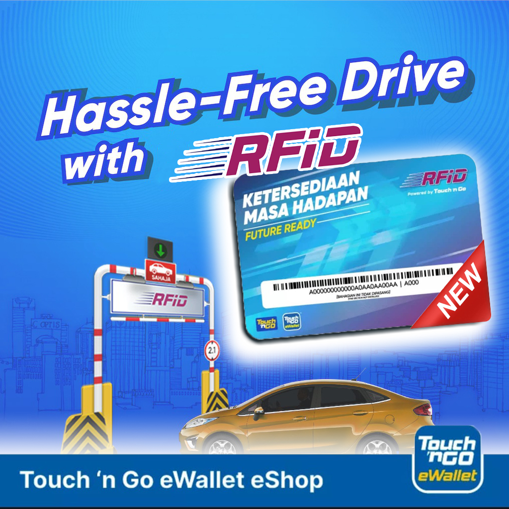 RFID Touch n Go Self-Fitment RFID STICKER MY RFID Holder RFID TNG Go rfid Tag Sticker Smart Tag DIY For Car Toll Lane