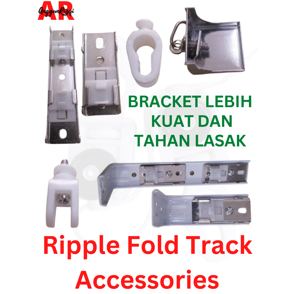 Ripple Fold Track Accessories-Complete Accessories for Ripple Fold Track-S Track