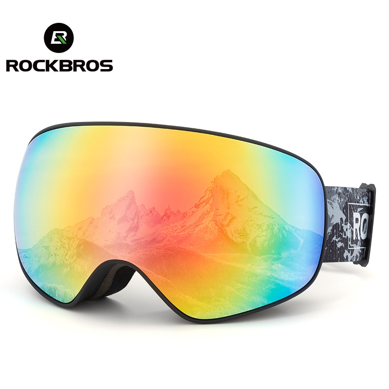 ROCKBROS Ski Goggles Double Anti-Fog Goggles WindProof Myopia Adult Children Snow Sports Equipment