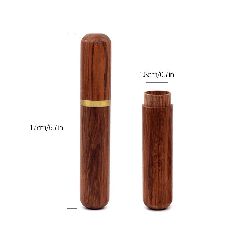 Rosewood Cigar Tube Cigar Moisturizing Tube Single Tube Handmade Cigar Tool Accessories Handmade Solid Wood Cigar Box P