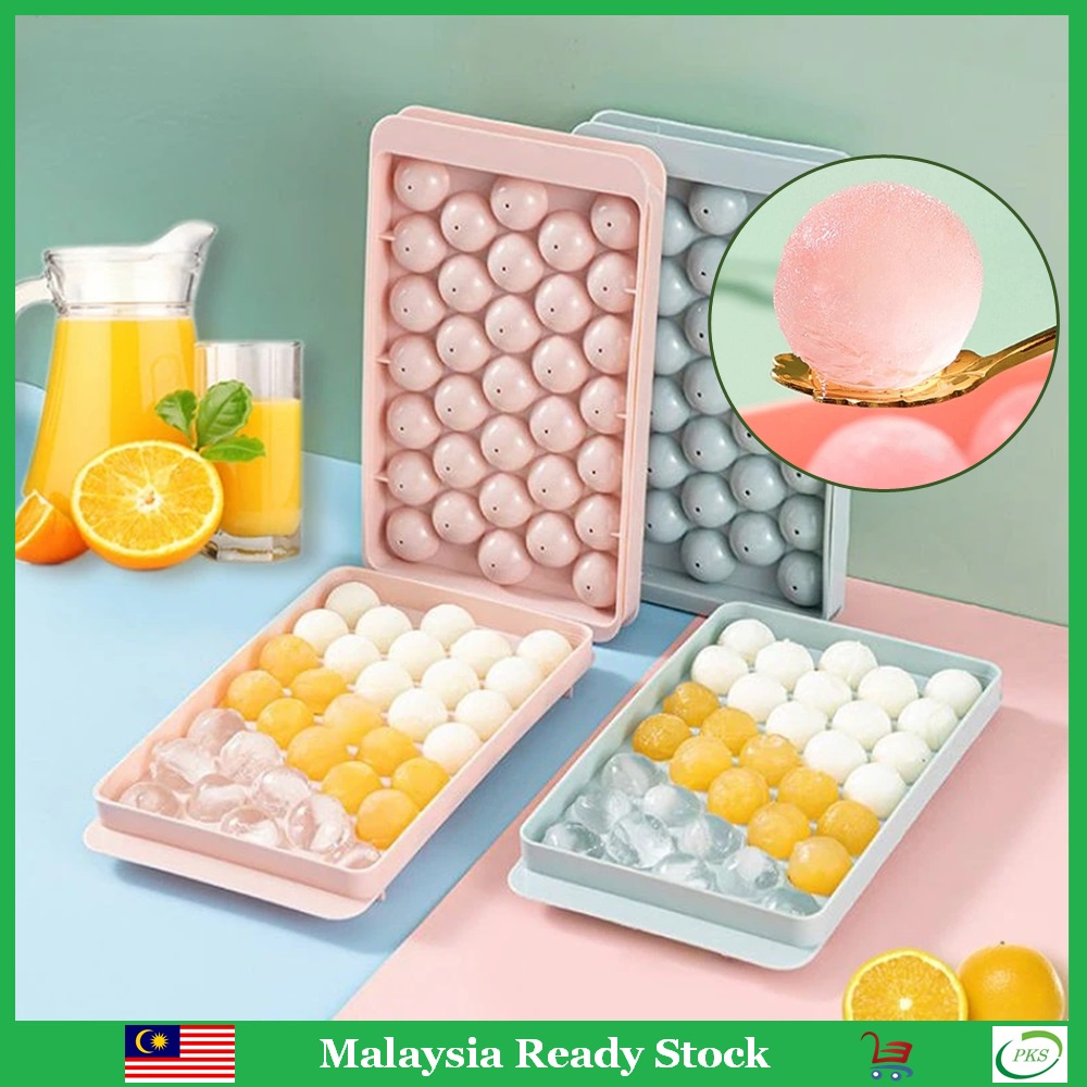 Round Ice Ball Ice Cube Maker Mold Sphere Ice Cube Freezer Ice Mold Tray 圆形冰球冰格冰块