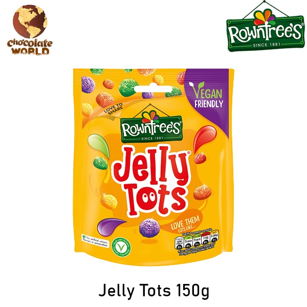 Rowntree's Jelly Tots Pouch 150g (Made in UK)