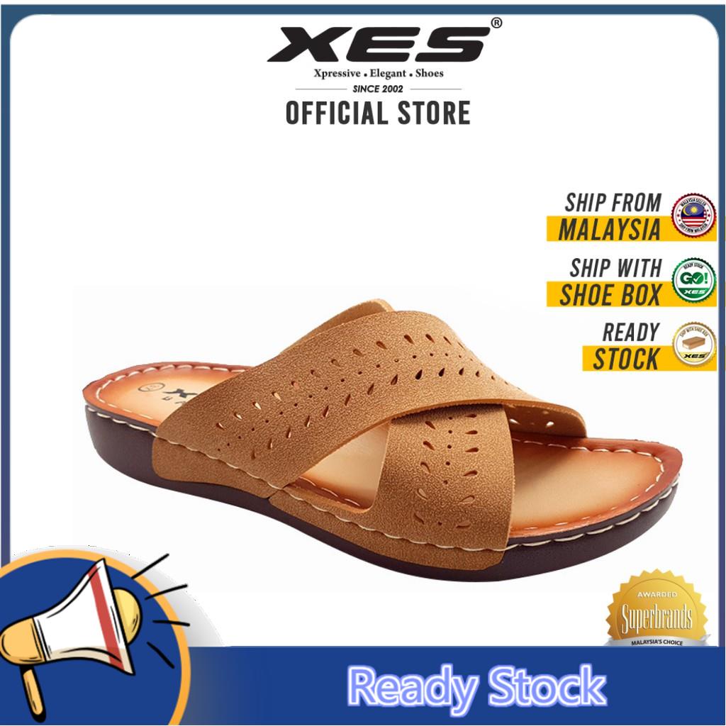 Ru_Dinesh(HOT ITEM) XES Ladies BSLCKL11 Slip-on Comfort Sandals (Navy Blue, Light Brown)