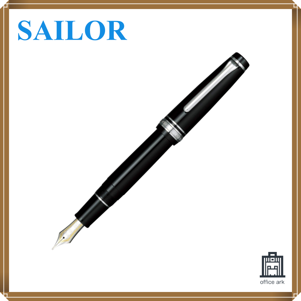 Sailor Fountain Pen Professional Gear Silver Black Fine Point 11-2037-220 [direct from Japan]
