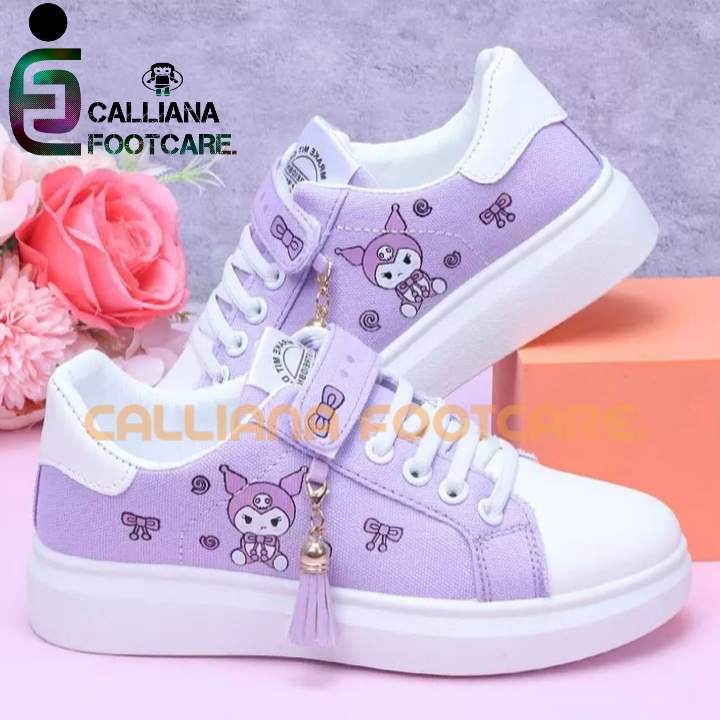 Sanrio Kuromi Casual Fashion Trendy Sneakers For Children And Women