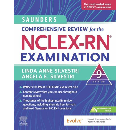 Saunders Comprehensive Review for the NCLEX-RN Examination 9th Edition 2022 (Ebook)