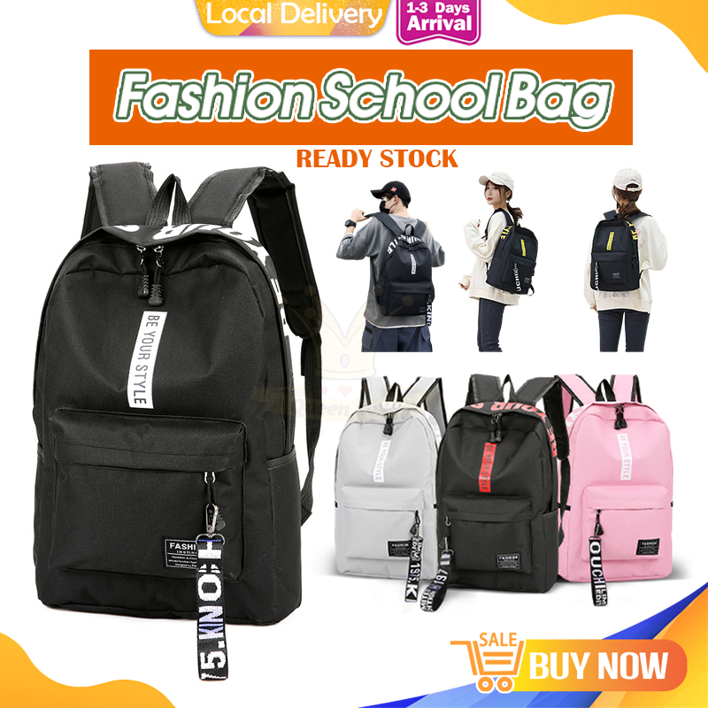 School Backpack Bag Galas Backpack Beg Sekolah Shoulder Handbag Your Style Bagpack Student Bag Sekolah Beg Kolej