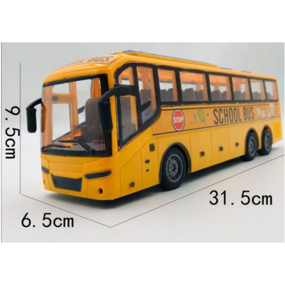 School Bus Car Toy Cartoon Pull Back Cars City Tour Bus Model Toys