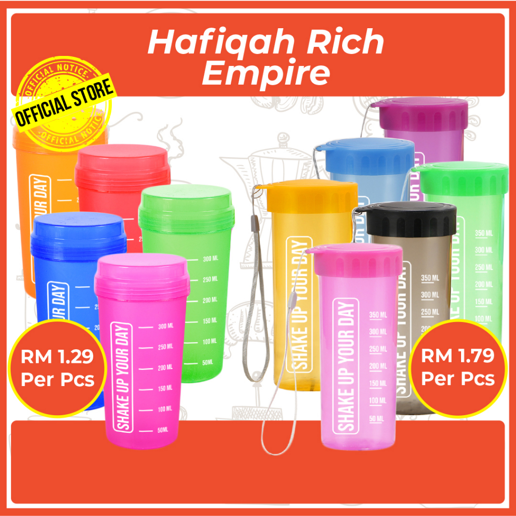 Shaker 400ML 420ML BPA FREE Food GRADE Bottle Water Drink Cup Botol Air Murah Botol Custom Made Bekas Air