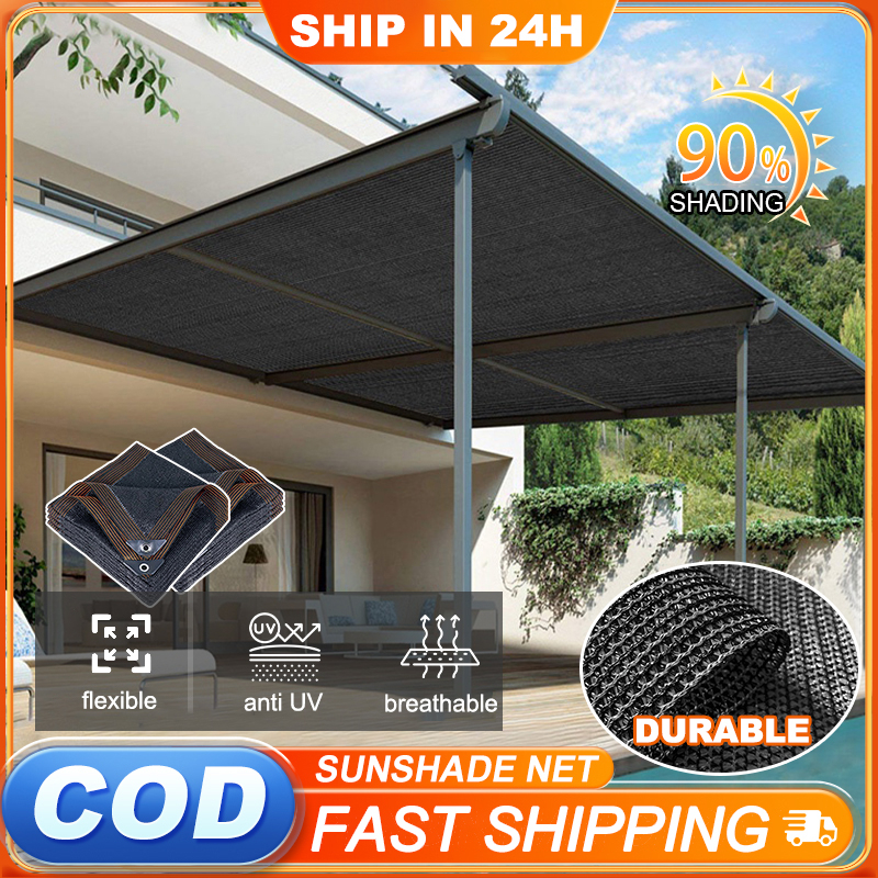 【Ship In 24h】90% Anti-UV Sun Shade Net Breathable Sunshade Net Outdoor Garden Net Farm Garden shade Cloth Sunscreen Swimming Pool Cover Car Cover