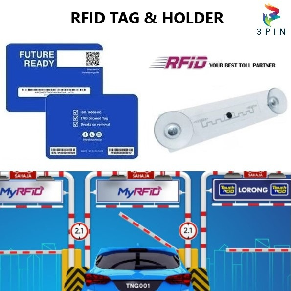 Shipping In 24 Hours My Rfid Touch n go SELF-FITMENT ( Diy Rfid Tag ) Smart Tag Car Accessories for Rfid Holder Sticker