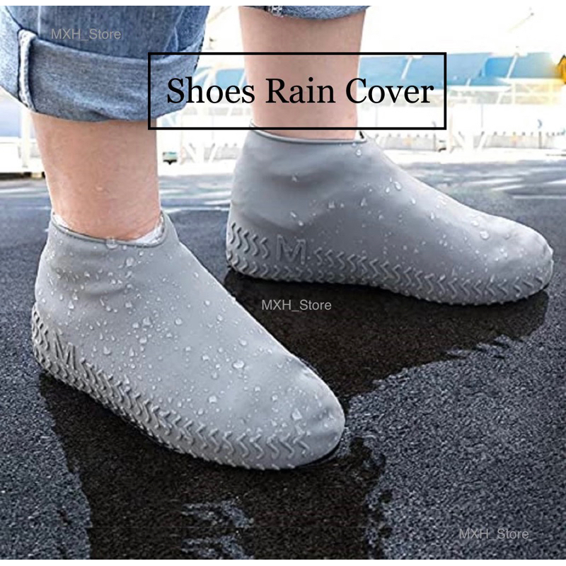 Shoe rain cover Rain Boot Penutup Kasut Hujan Rain slip resistant Elastic Rain Boot Protector Sarung Kasut 防水鞋