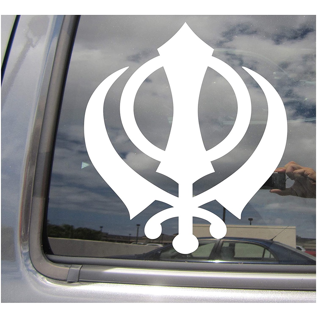 Sikhism Symbol Sign - Guru Nanak Indian Punjab - Cars Trucks Auto Automotive Craft Laptop Vinyl Decal