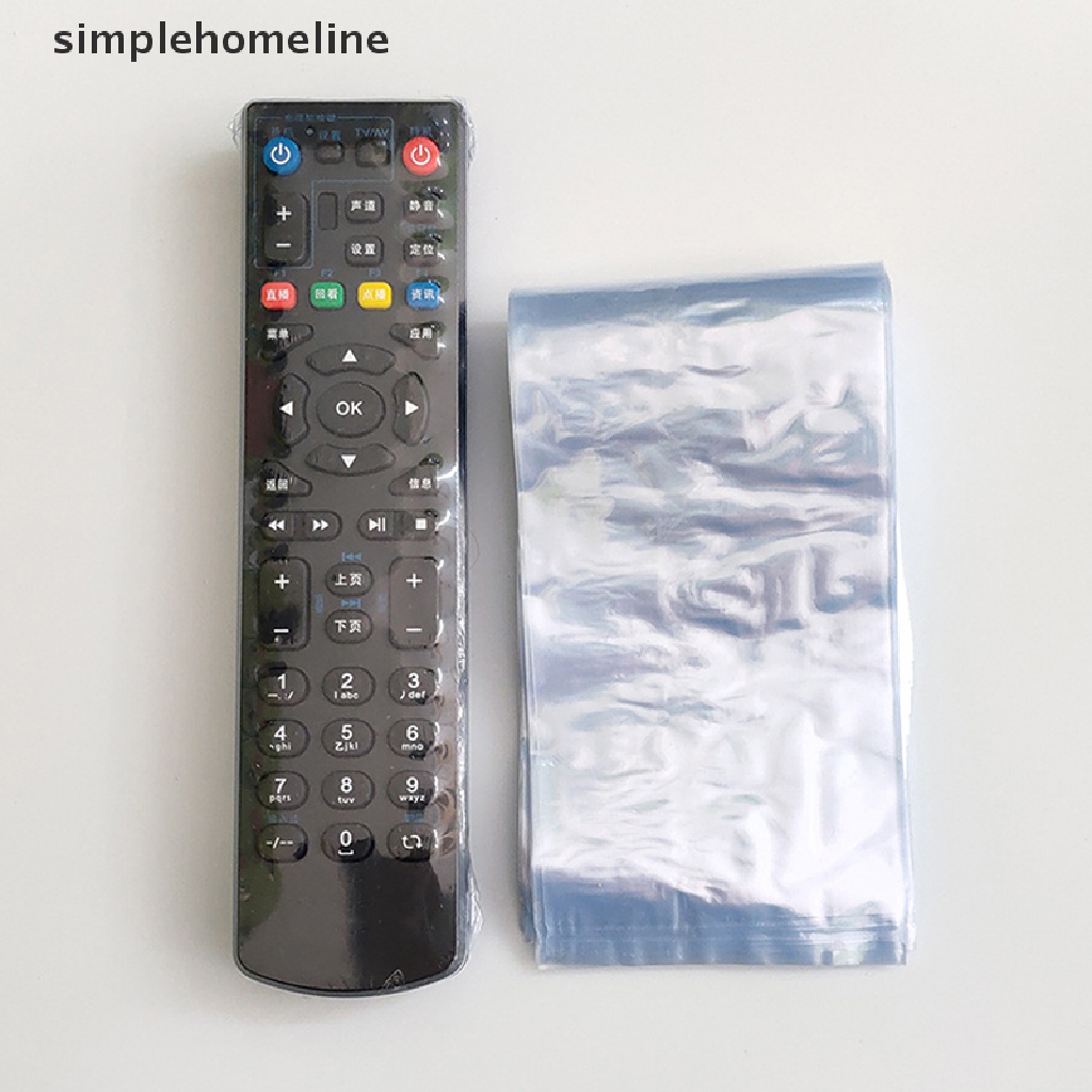 simplehomeline Transparent Heat Shrink Film Bag For TV Box Video Remote Waterproof Dustproof SHE