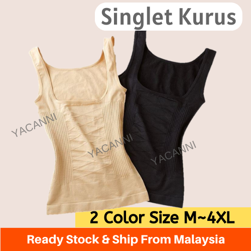 Singlet Kuruskan Perut Buncit Wanita / Seamless Shaper Camisole Top Tummy Slimming Corset Body Shaper