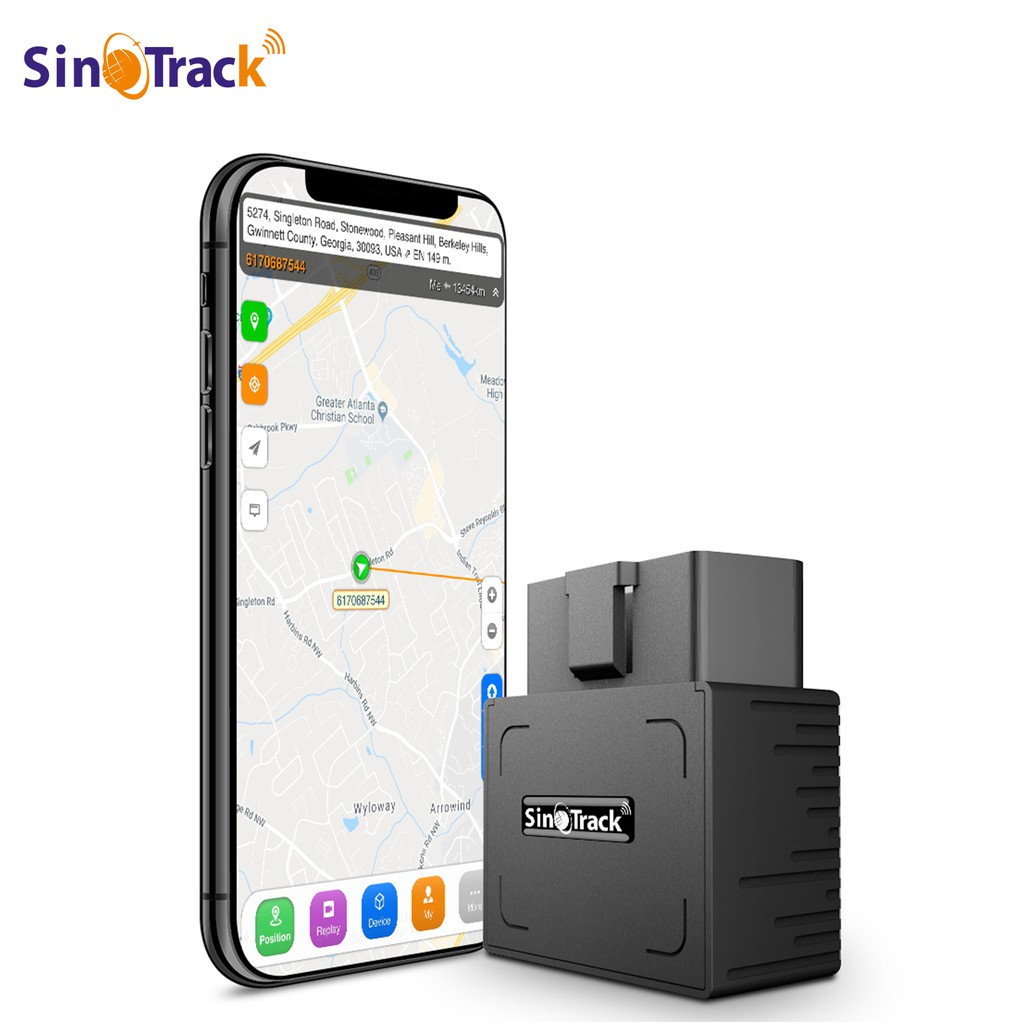 SinoTrack Mini OBD GPS Tracker ST-902 Car GSM OBDII Connector Vehicle Tracking Device 16 PIN locator with Free MobileAPP