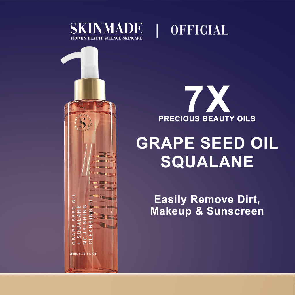 SKINMADE Grape Seed Oil + Squalane Nourishing Cleansing Oil