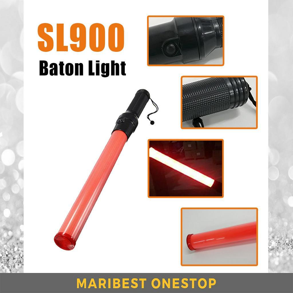 SL900 Baton Light Traffic Rescue Signal Road Control Warning Flashing RED LED light Construction Site Camping