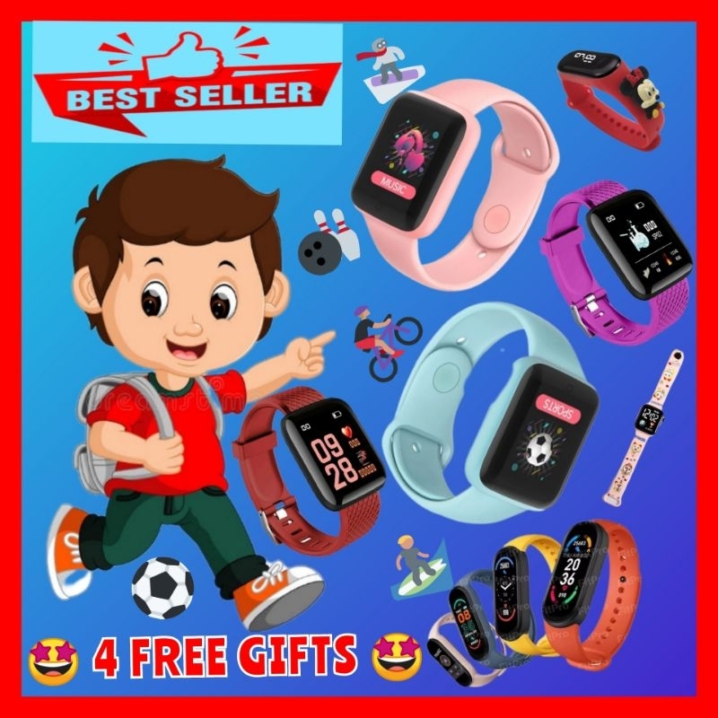 Smart Watch Watch Kids Watches Children For Girls Boys Teen watch Smart Bracelet Child Jam pintar kanak2 Smart watch kid