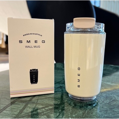 SMEG insulated cup portable accompanying cup cold and hot dual purpose large capacity stainless steel water coffee cup