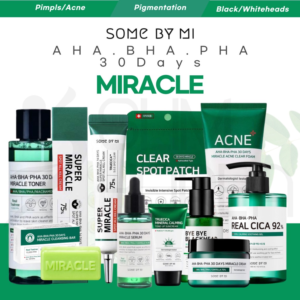 ✨Some By Mi AHA BHA PHA 30 Days Miracle (Toner/Serum/Cream/Cleanser)✨ Korean Facial Care✨