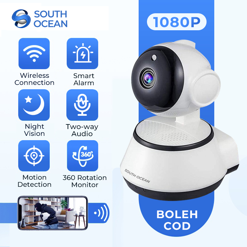 South Ocean FHD Wifi CCTV IP Camera Security Home V380 Pro