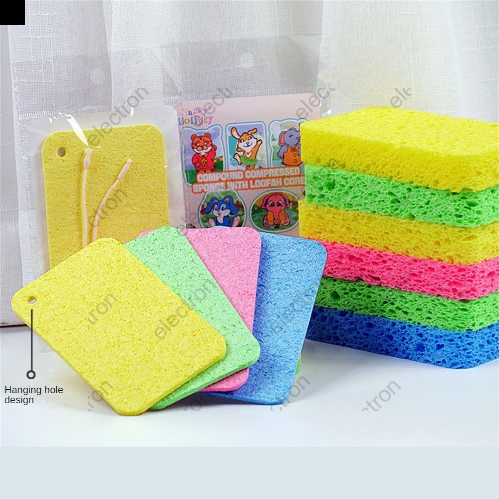 Sponge Rub Household Cleaning Tools 11×7×2cm Sponge Wipe Sponges Wood Pulp Sponge Household Merchandises Wood Pulp Cotton Dishwashing Sponge Dishwashing Cloth Election