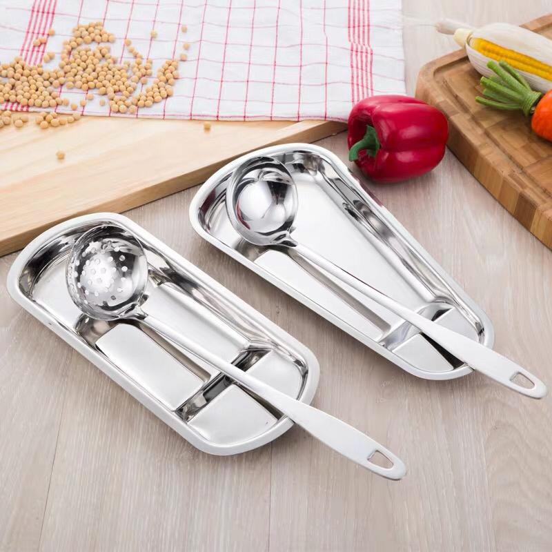 Stainless Steel Gourmet Serving Spoon Rest